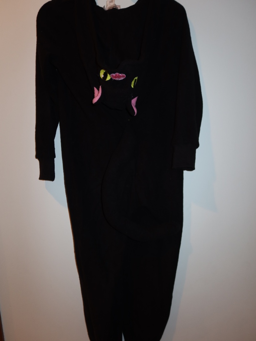 Kids Youth Black Cat Halloween Costume Size 10-12 L
